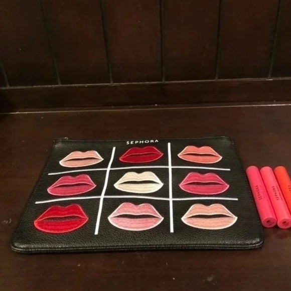 Sephora Lip Bag and Lip Bundle of 3. New - Picture 3 of 5
